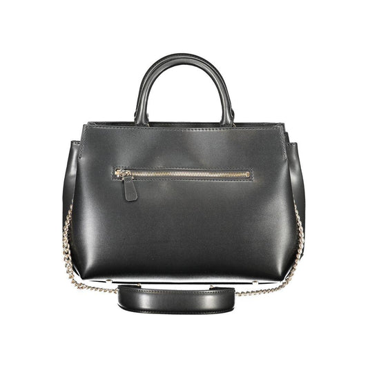 Guess Jeans Black Polyethylene Women Handbag Guess Jeans Dark Slate Gray