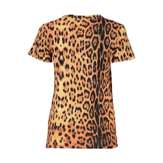 Cavalli Class Orange Cotton Tops & T-Shirt