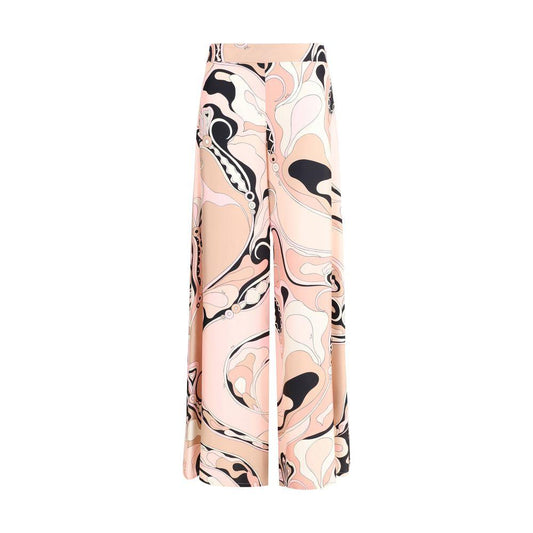 Emilio Pucci Orchid print silk Pants