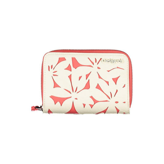 Desigual White Polyethylene Wallet
