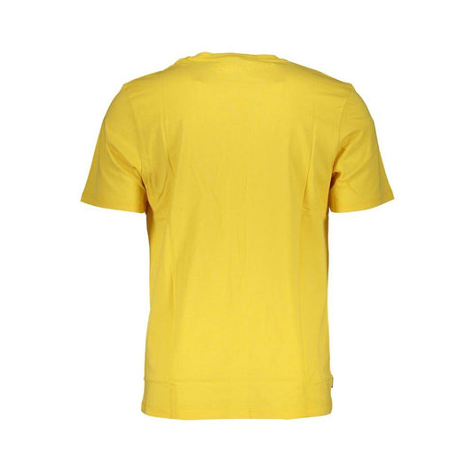 Timberland Yellow Cotton T-Shirt Timberland Sandy Brown