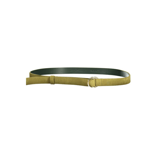 Gant Green Leather Belt Gant Olive Drab
