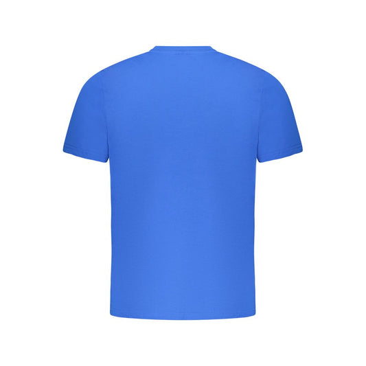 North Sails Blue Cotton Men T-Shirt North Sails Royal Blue