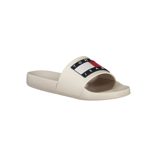 Tommy Hilfiger White Polyethylene Women Sandal Tommy Hilfiger Gray