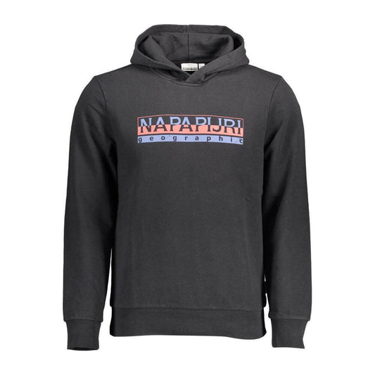 Napapijri Black Cotton Men Sweater