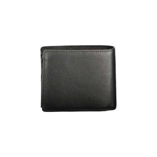Tommy Hilfiger Black Leather Men Wallet