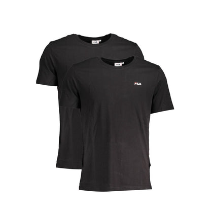 Fila Black Cotton T-Shirt