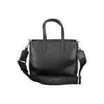 Calvin Klein Black Polyester Women Handbag CA-33627