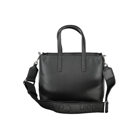 Calvin Klein Black Polyester Women Handbag CA-33627