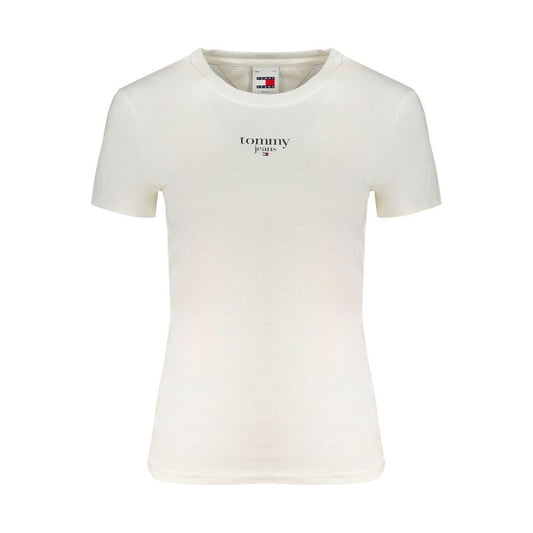 Tommy Hilfiger White Cotton Tops & T-Shirt