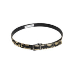 Dolce & Gabbana Multicolor Jacquard Leather Metal Buckle Belt BEL9408-90
