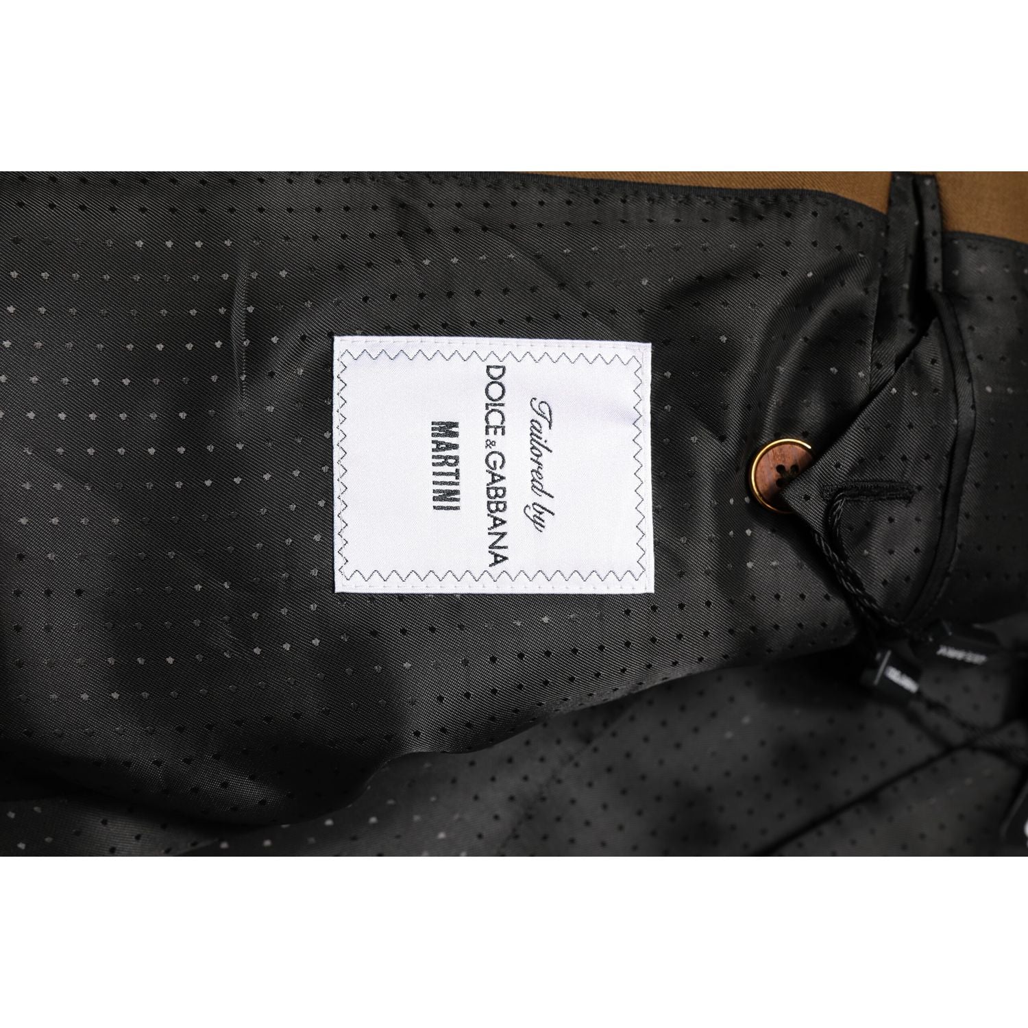 Dolce & Gabbana Brown MARTINI Single Breasted Coat Blazer