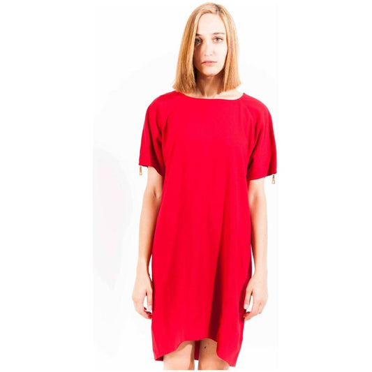 Love Moschino "Red Viscose Women Dress"