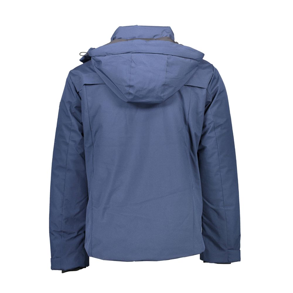 U.S. POLO ASSN. Blue Polyester Jackets & Coat