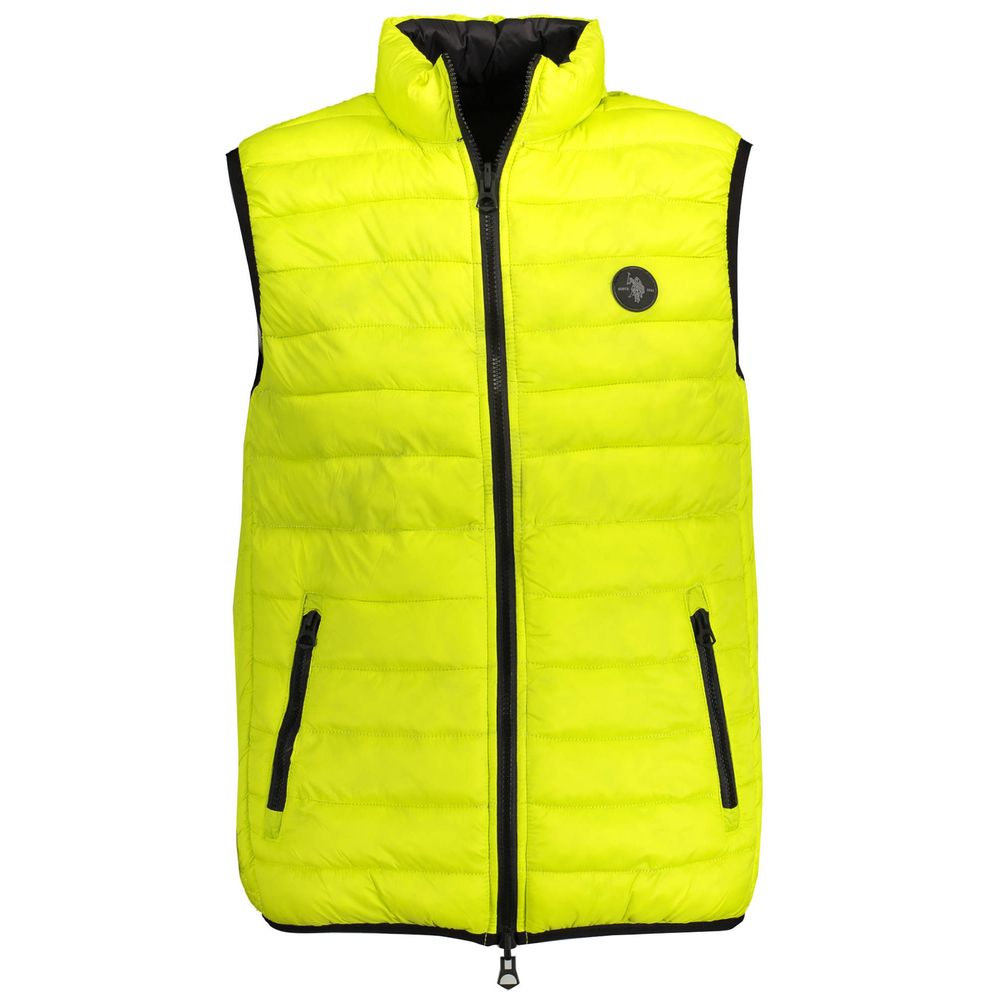 U.S. POLO ASSN. Yellow Nylon Sleveless Jacket