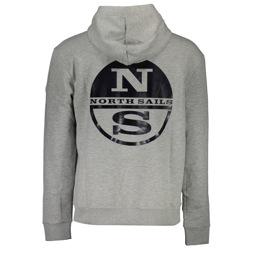 North Sails Gray Cotton Sweatshirt