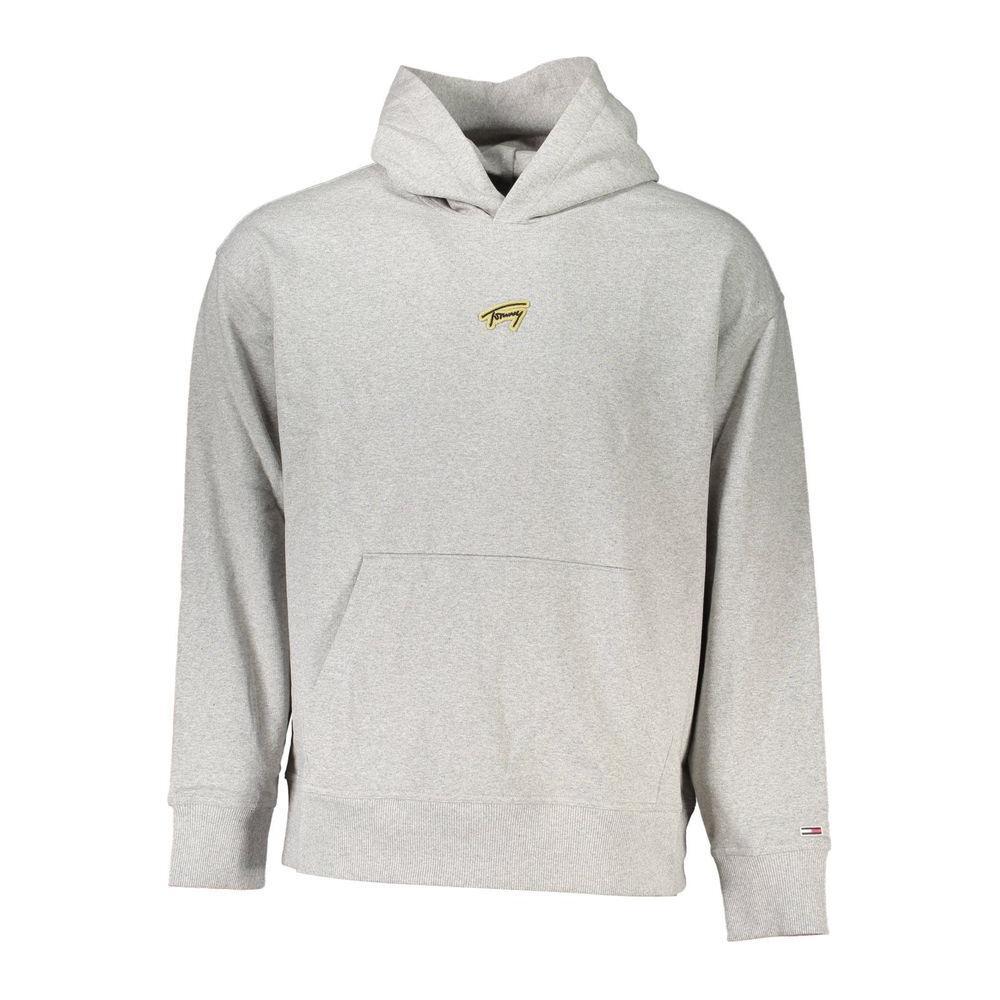 Tommy Hilfiger Gray Cotton Men Sweater