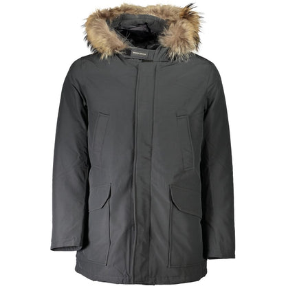 Woolrich Gray Cotton Jackets & Coat