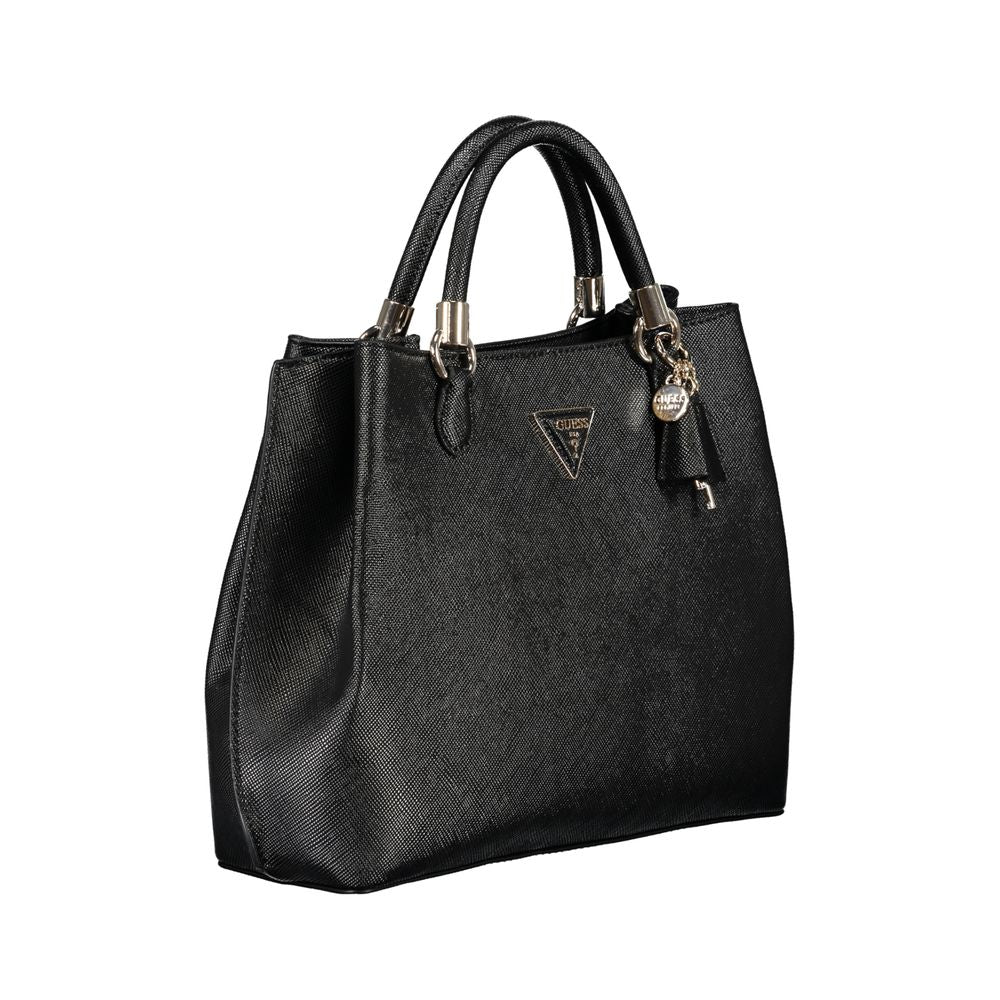 Guess Jeans Black Polyethylene Handbag GU-26889