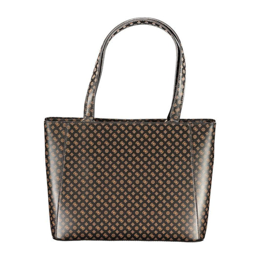 Guess Jeans Brown Polyethylene Handbag