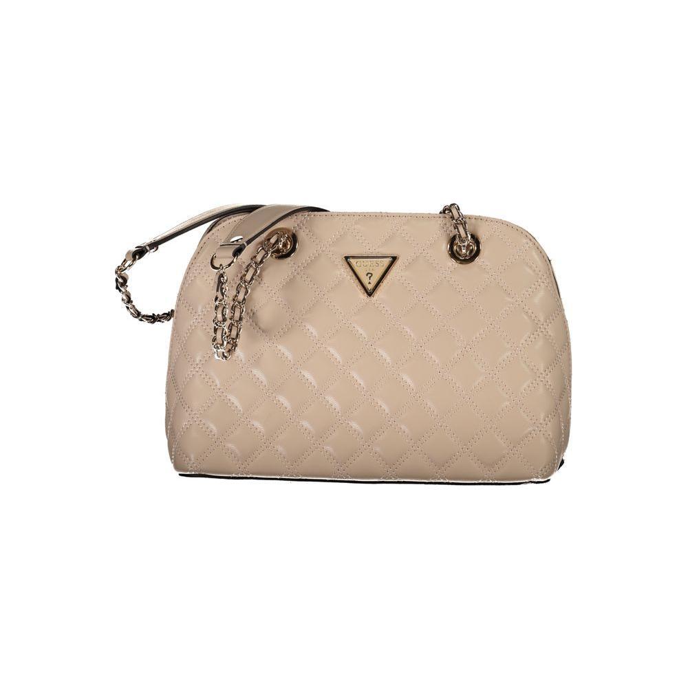 Guess Jeans Beige Polyethylene Handbag GU-31713