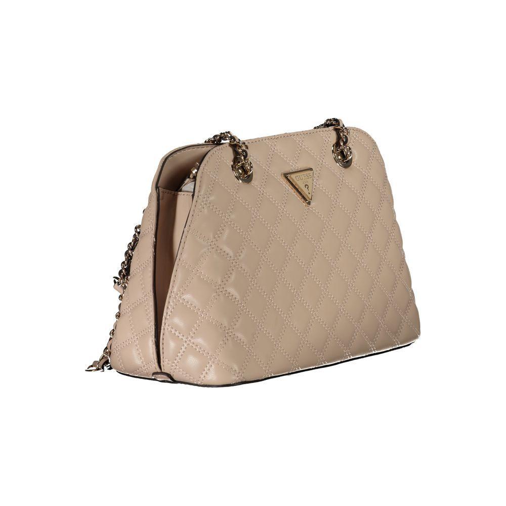 Guess Jeans Beige Polyethylene Handbag GU-31713