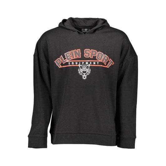 Plein Sport Black Cotton Sweater