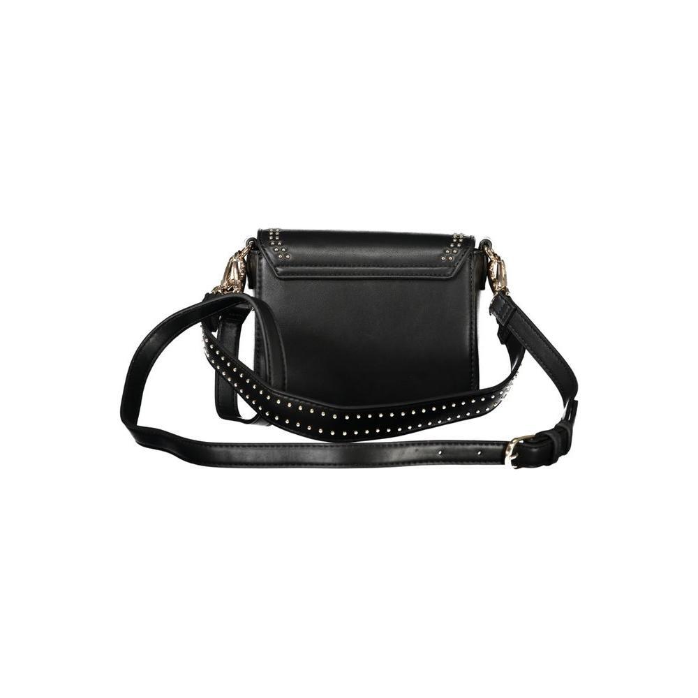 Mario Valentino Black Polyethylene Women Handbag VA-33535