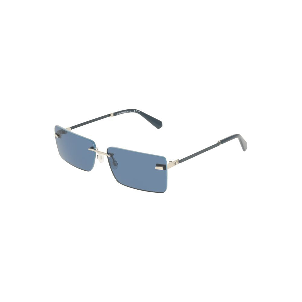 Calvin Klein Blue Metal Women Sunglass