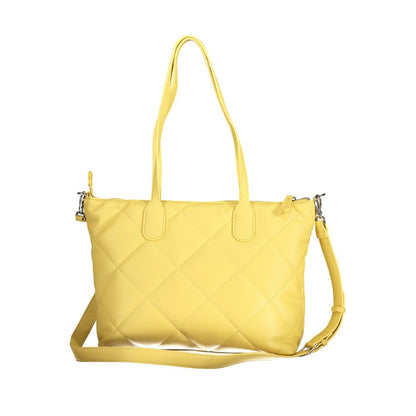 Mario Valentino Yellow Polyethylene Handbag