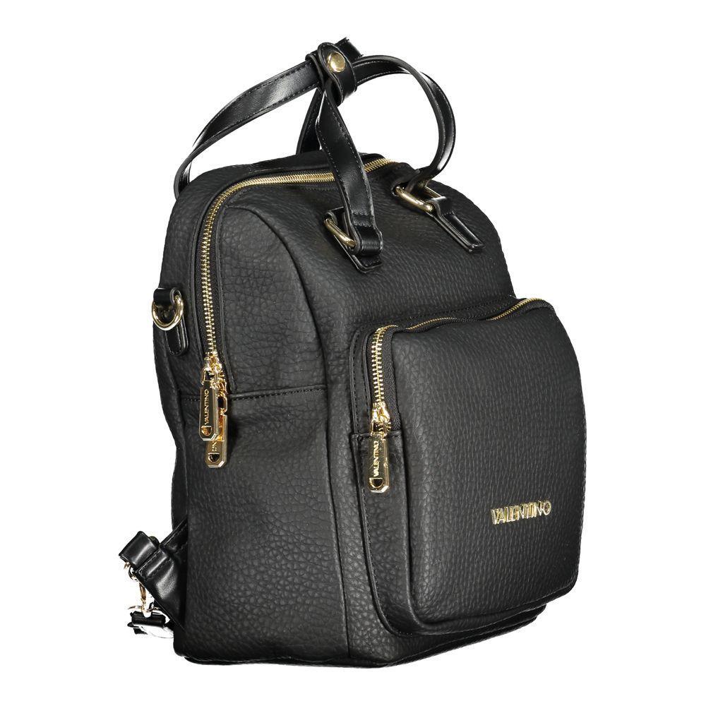 Mario Valentino Black Polyethylene Women Backpack VA-33536
