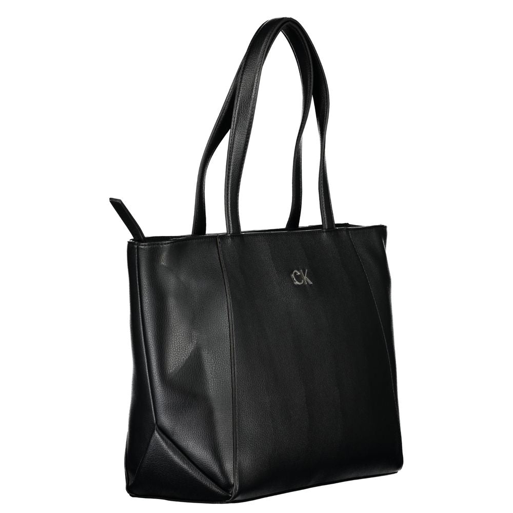 Calvin Klein Black Polyethylene Handbag CA-30797