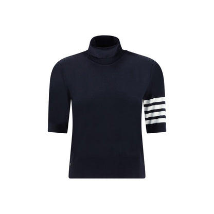 Thom Browne Blue Polyamide Turtleneck