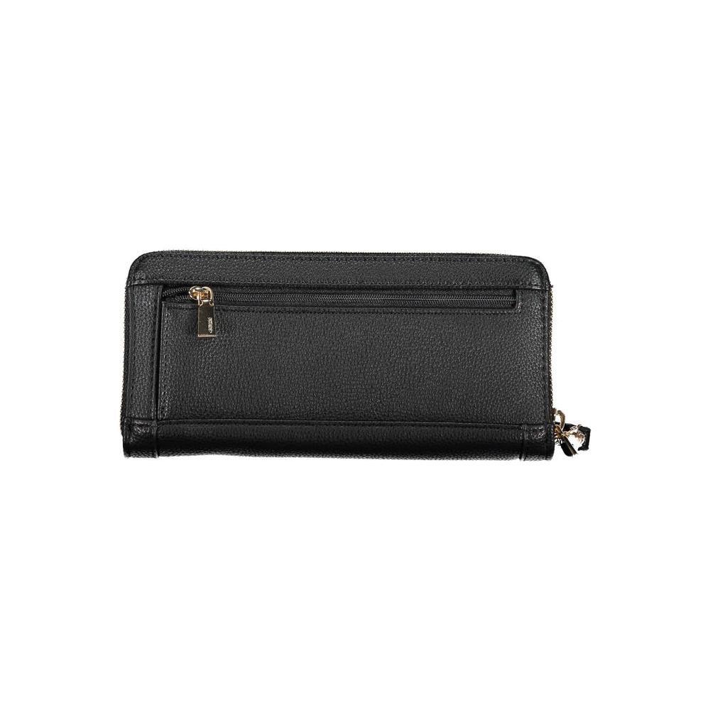 Guess Jeans Black Polyethylene Women Wallet GU-22390