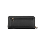 Guess Jeans Black Polyethylene Women Wallet GU-22390