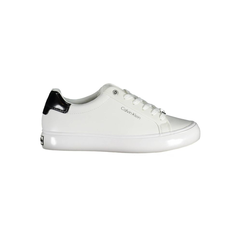 Calvin Klein White Nylon Sneaker