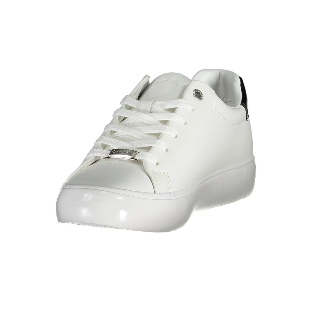 Calvin Klein White Nylon Sneaker