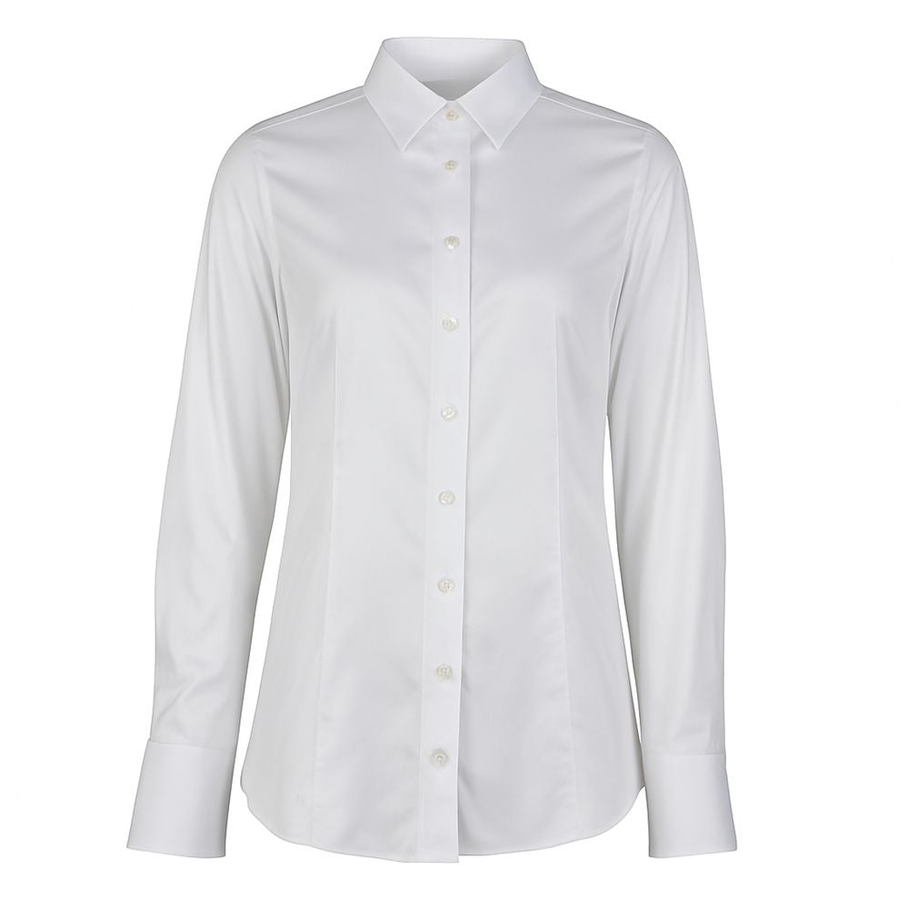 Made in Italy White Cotton Shirt