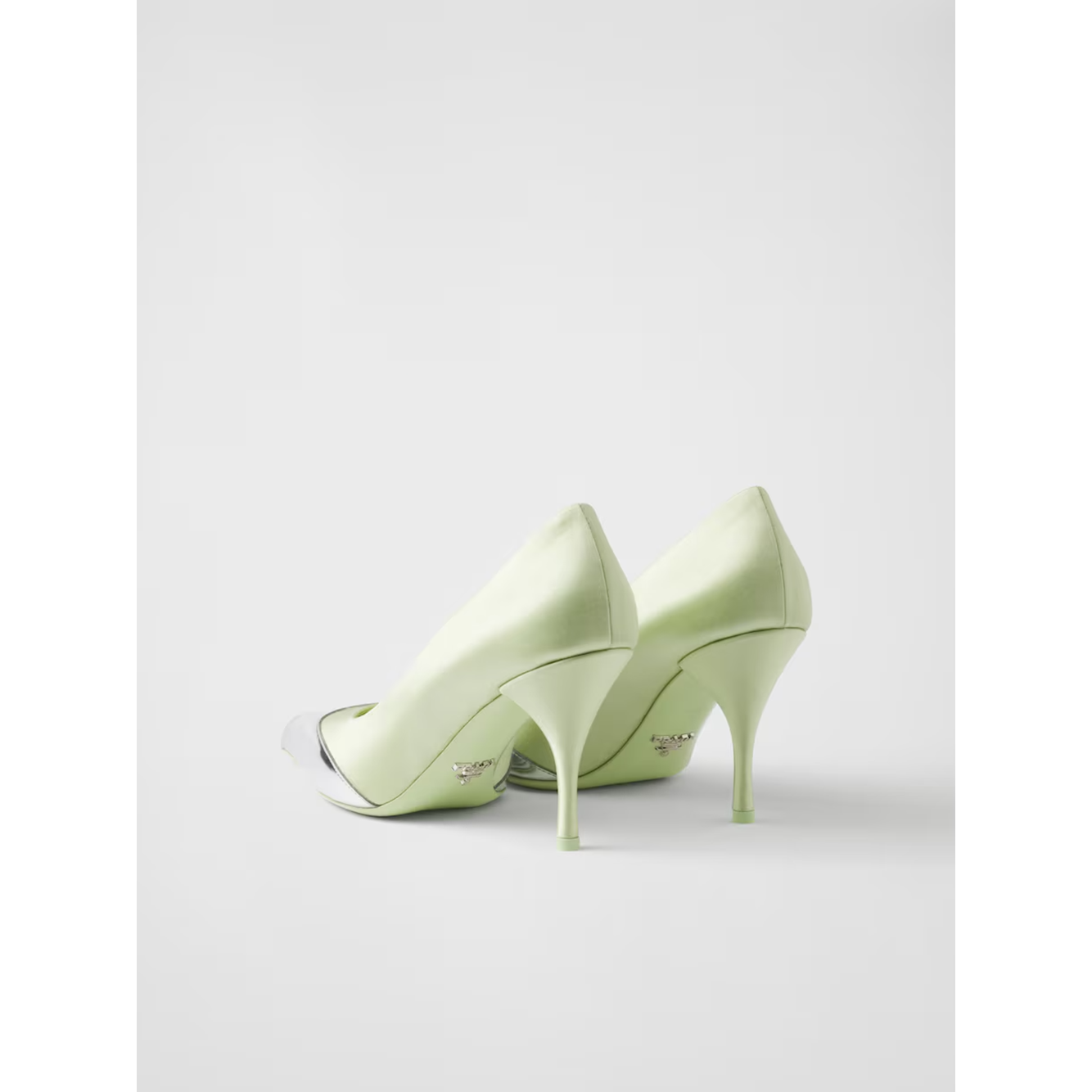 Prada Satin And Metallic Leather Pumps 1I968N_049_F065J_F_A085_35.5