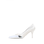 Prada Satin And Metallic Silver Leather Pumps 1I968N_049_F0D32