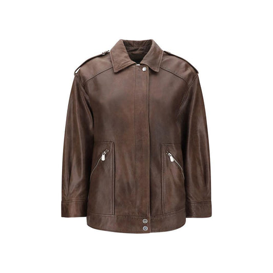 PINKO Leather Jacket PI-105012A2I1M22-M