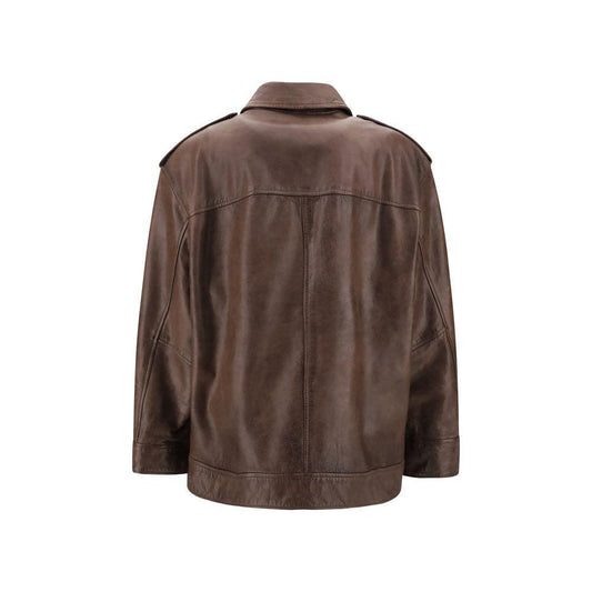 PINKO Leather Jacket PI-105012A2I1M22-M