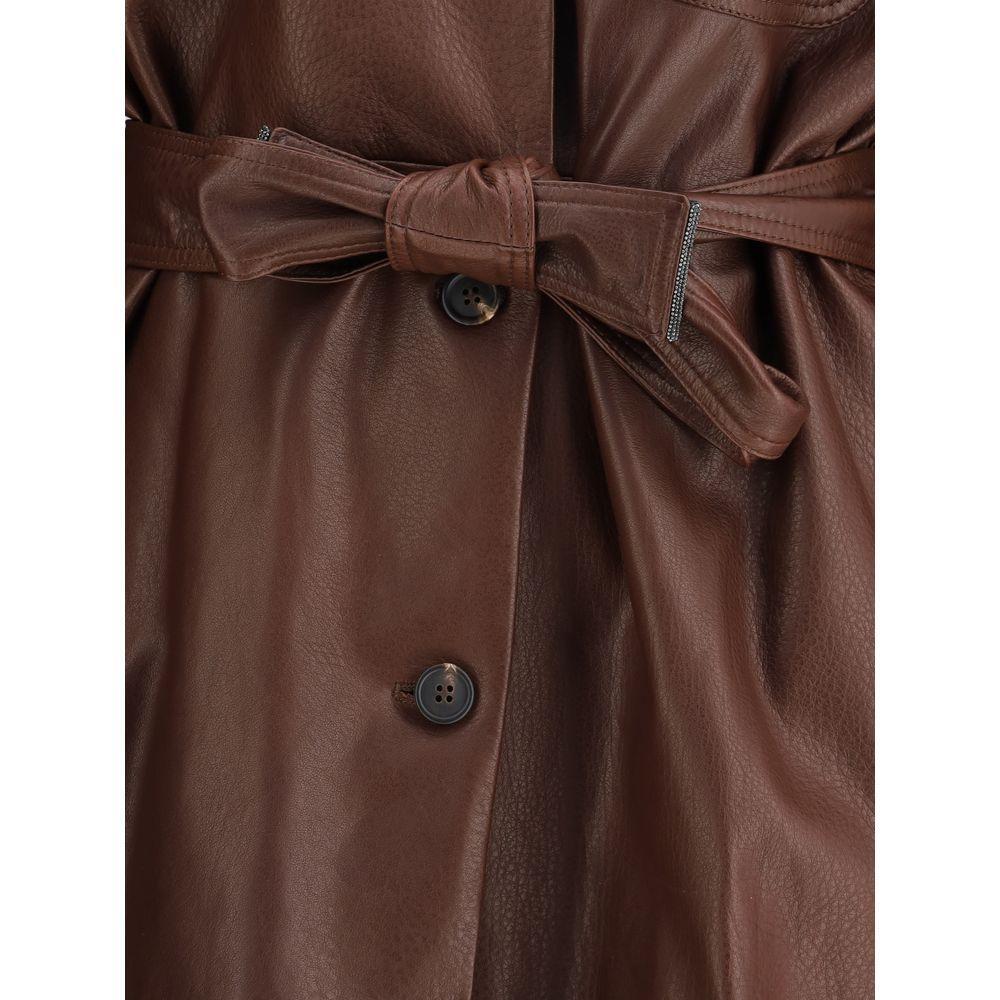 Brunello Cucinelli Saharan leather Jacket BR-MPMUL7453PC4193-IT40 | M