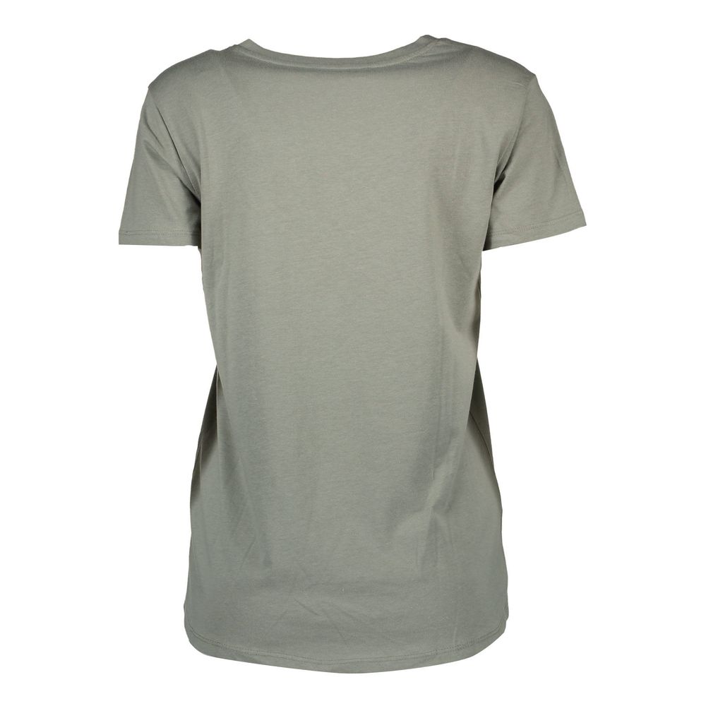 Silvian Heach Green Cotton Unisex T-Shirt