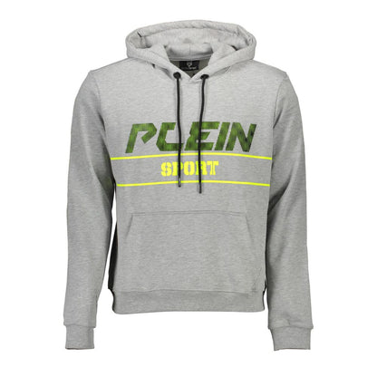 Plein Sport Gray Cotton Sweatshirt