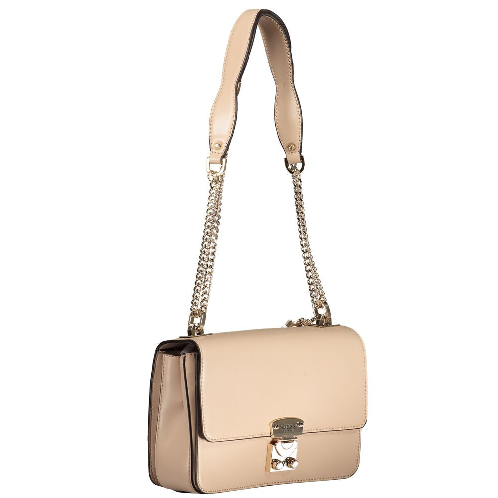 Guess Jeans Beige Polyethylene Handbag GU-30198