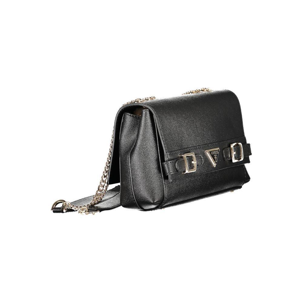 Guess Jeans Black Polyethylene Women Handbag GU-32578