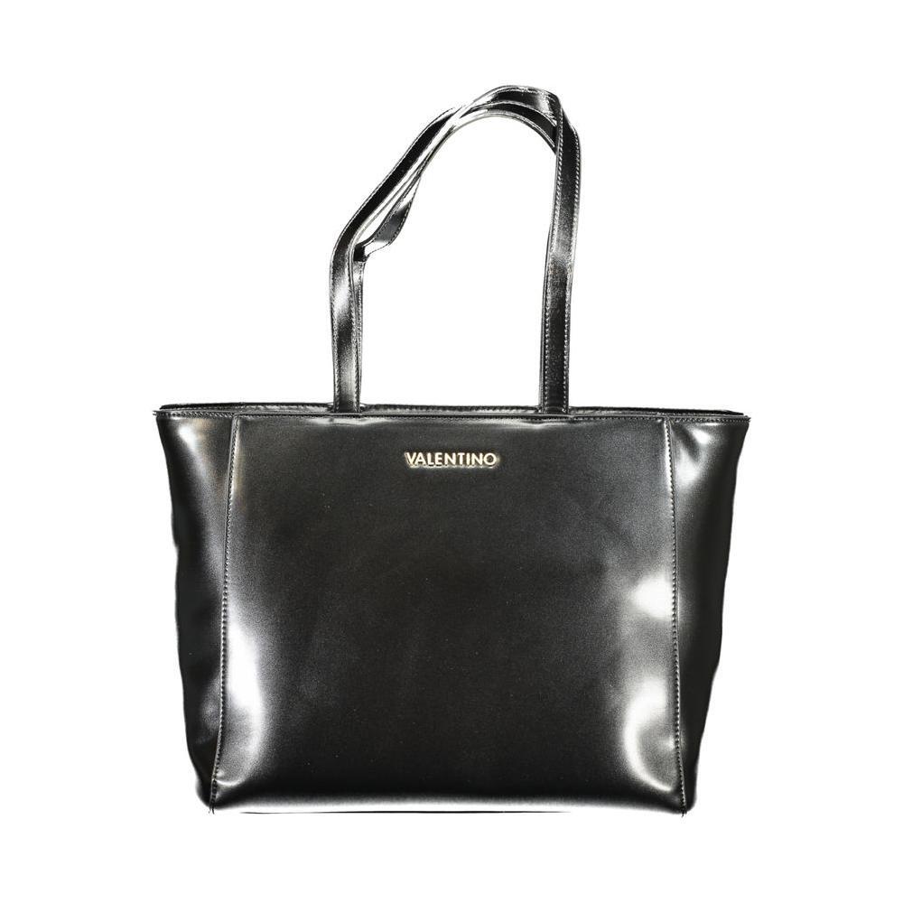 Front view with bag zipped and handles upright.