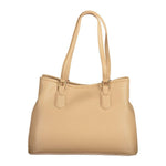 Mario Valentino Beige Polyethylene Women Handbag