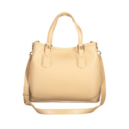 Mario Valentino Beige Polyethylene Women Handbag